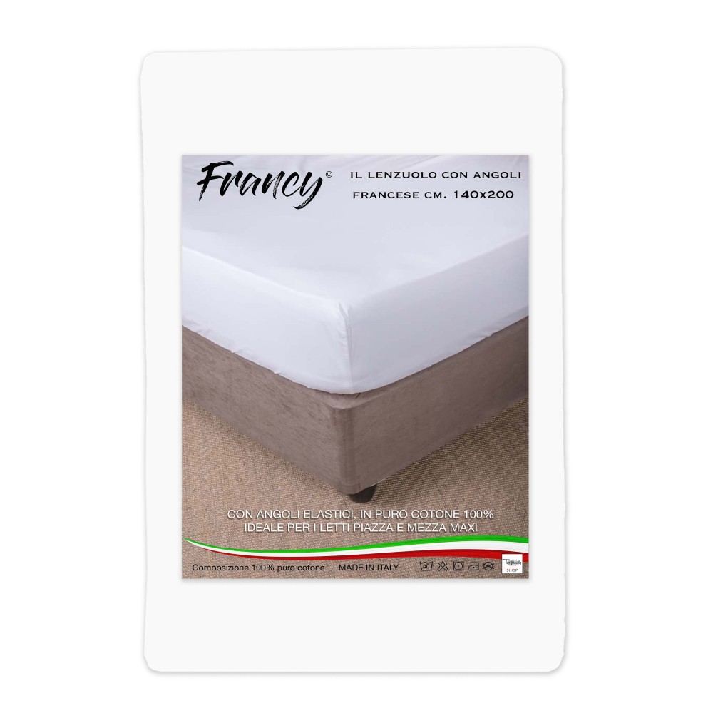 LENZUOLO FRANCY CON ANGOLI FRANCESE BIANCO 1 PIAZZA E MEZZA GRANDE MAXI LENZUOLO FRANCY CON ANGOLI FRANCESE BIANCO 1 PIAZZA E MEZZA GRANDE MAXI