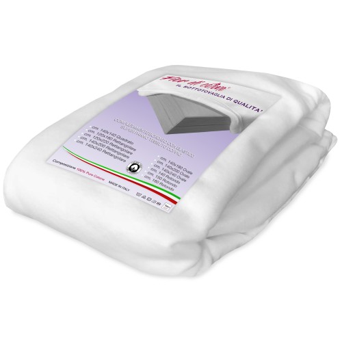 TABLE SAVER UNDER THE TABLECLOTH FIOR DI COTONE © super cloth DOUBLE PURE COTTON FABRIC