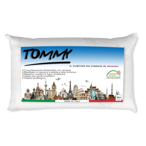 ALMOHADA TOMMY EN EL VIAJE DE LA MEMORIA