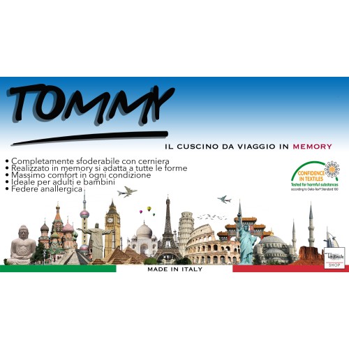 ALMOHADA TOMMY EN EL VIAJE DE LA MEMORIA