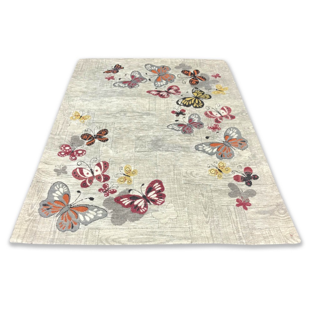 ANTI-SLIP BUTTERFLY CARPET RED ANTI-SLIP BUTTERFLY CARPET RED