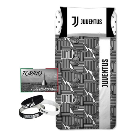 ORIGINAL JUVE F.C. JUVENTUS EINZELBLATT-SET MIT KOSTENLOSEM ARMBAND