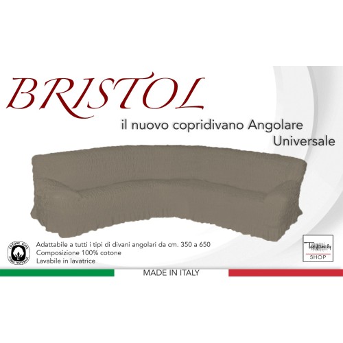 COPRIDIVANO ANGOLARE UNIVERSALE BRISTOL BOY BEIGE