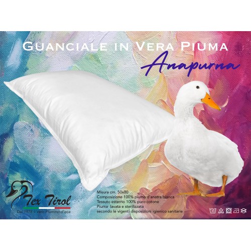 ALMOHADA ALMOHADA REAL FEATHER ANAPURNA TEX TIROL ©