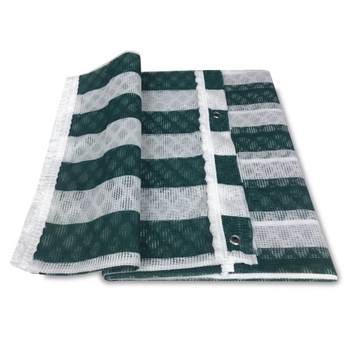 OUTDOOR MOSQUITO NET AWNING, GARDEN RETONE GREEN STRIPE IN TWO SIZES