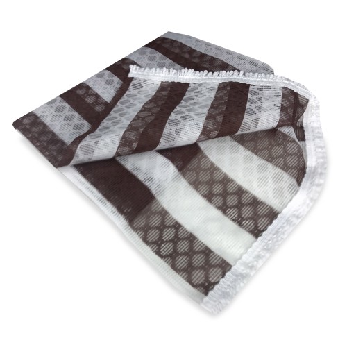 Cortina de red de malla GARDEN GARDEN raya marrón en dos tamaños