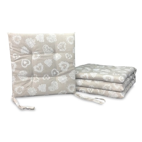 FUNDA DE SILLA DE MONTAÑA BLANCA DORY CORAZÓN TIROLESA SUAVE