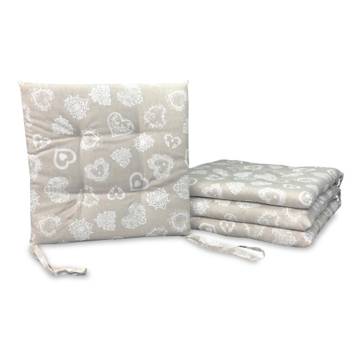 FUNDA DE SILLA DE MONTAÑA BLANCA DORY CORAZÓN TIROLESA SUAVE