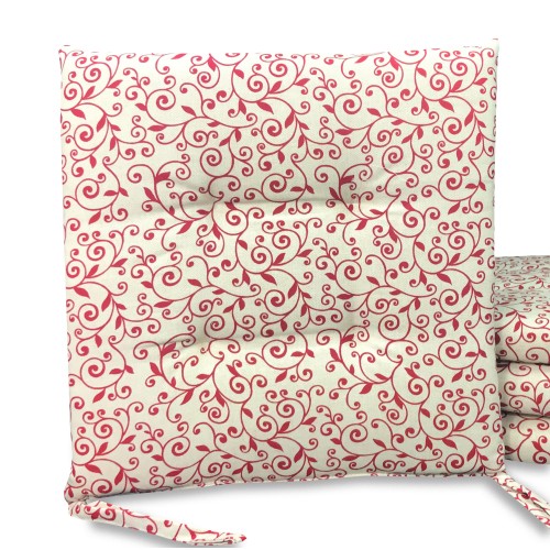 SOFT CHAIR COVER DORY ARABESCO ROSSO