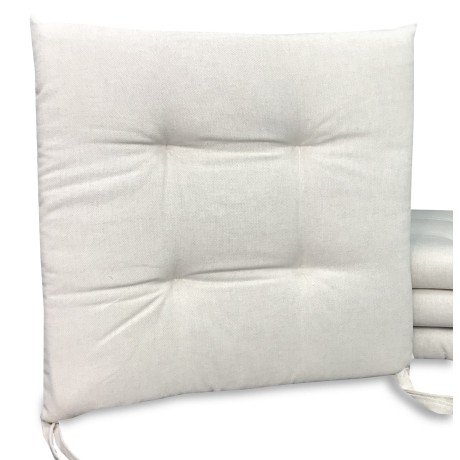 COPRISEDIA MORBIDONE DORY COUSSIN DE CHAISE SOLIDE BEIGE ÉCRU