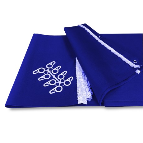 OUTDOOR AWNING GARDEN BALCONY UNITED BLUE PACKAGED