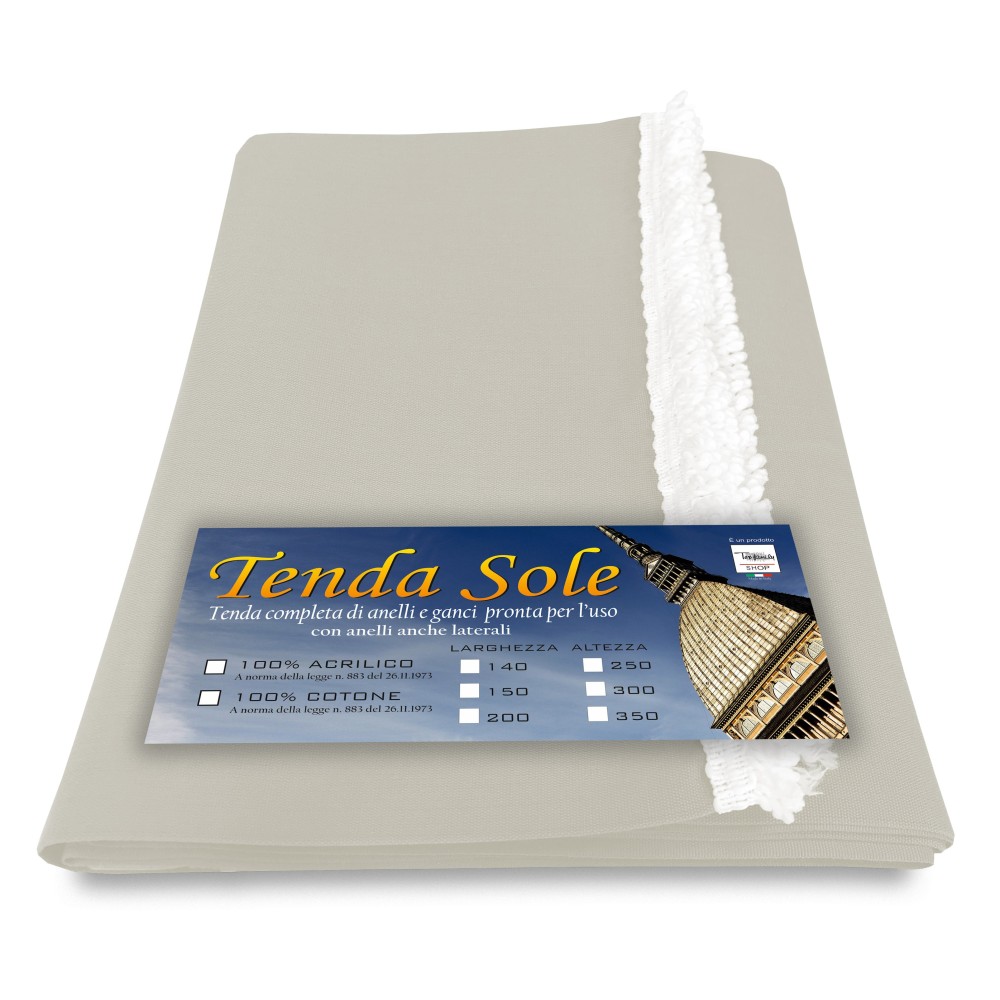 TENDA SOLE DA ESTERNO GIARDINO BALCONE UNITO PANNA confezionata LARGA 2 METRI TENDA SOLE DA ESTERNO GIARDINO BALCONE UNITO PANNA confezionata LARGA 2 METRI