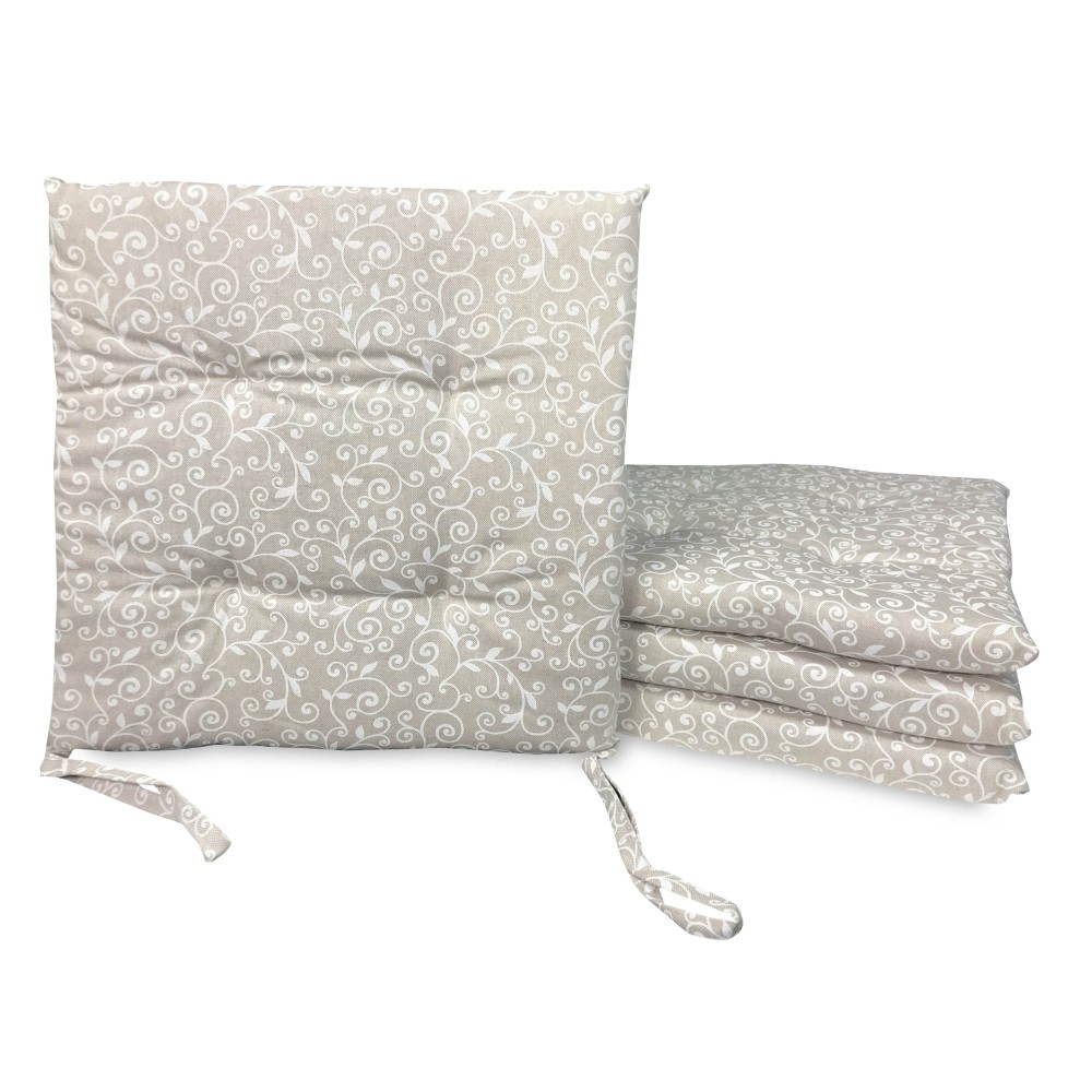 STUHLBEZUG MORBIDENE DORY ARABESQUE WEISS