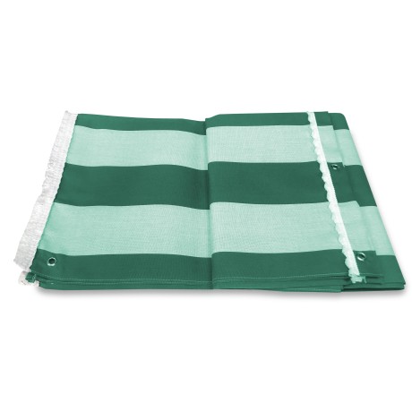 OUTDOOR AWNING GARDEN BALCONY EVEN STRIPE GREEN PACKAGED