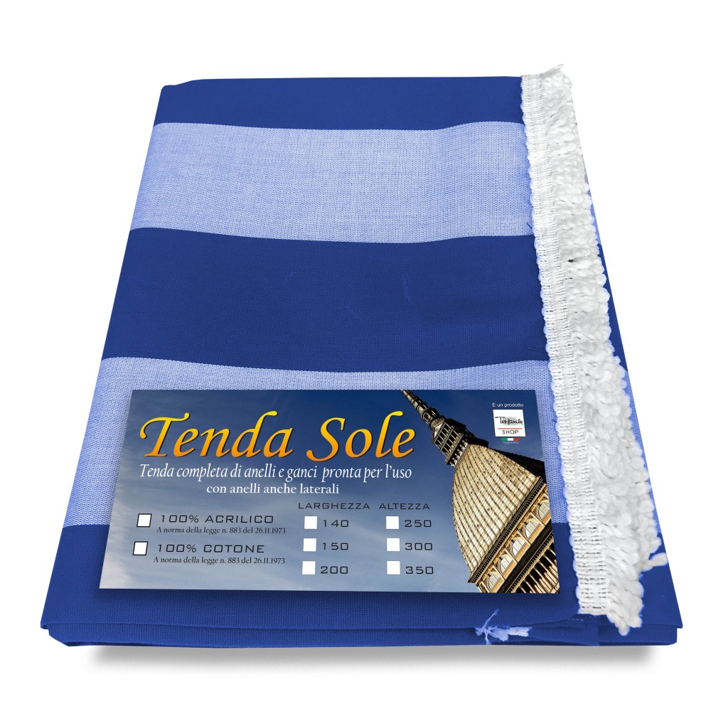 AUSSENMARKISE GARTEN BALKON SOGAR STREIFEN BLAU VERPACKT AUSSENMARKISE GARTEN BALKON SOGAR STREIFEN BLAU VERPACKT