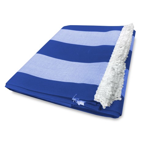 OUTDOOR AWNING GARDEN BALCONY EVEN STRIPE BLUE PACKAGED