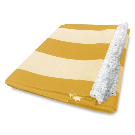 OUTDOOR AWNING GARDEN BALCONY WIDE STRIPE YELLOW PACKAGED