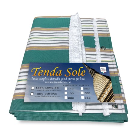 LE SOLEIL TENTE EXTÉRIEURE, JARDIN, BALCON RIGHINO VERT EMBALLÉ