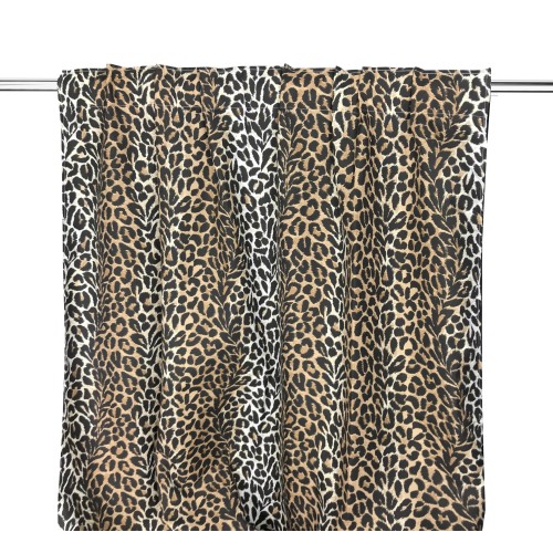 SPOTTED SAFARI TENT CM. 140X280 LEOPARD PRINT MADE IN ITALY