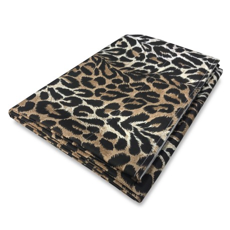 GEFLECKTES SAFARIZELT CM. 140X280 LEOPARDENMUSTER HERGESTELLT IN ITALIEN