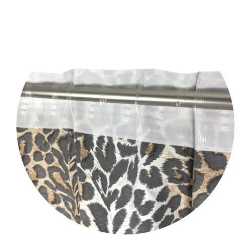 SPOTTED SAFARI TENT CM. 140X280 LEOPARD PRINT MADE IN ITALY