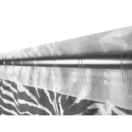 ZEBRA ZEBRA VORHANG WEISS SCHWARZ CM. 140X280 HERGESTELLT IN ITALIEN