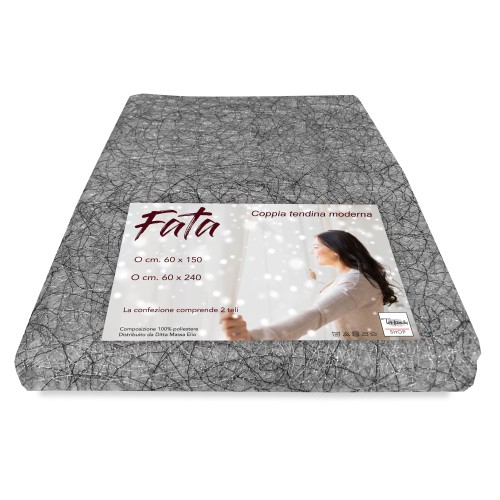 PAAR SILBERGRAUE FEENGLAS VORHANG ORGANZA TAUSEND FÄDEN