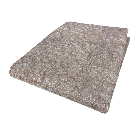 PAR DE CORTINAS DE CRISTAL DE HADAS MARRONES
