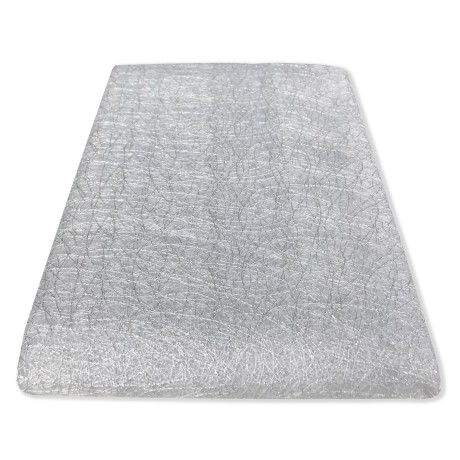 PAIRE GOUTTE VERRE DE FÉE BLANC