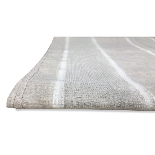 PAIRE DE RIDEAUX EN VERRE ESTHER BEIGE de grandes Cm. 60