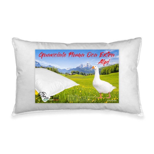 FEATHER PILLOW GOOSE TEX TIROL © ALPI made in Italy