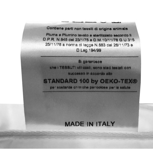 GUANCIALE PIUMA PIUMINO OCA TEX TIROL © ALPI made in Italy