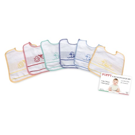 POPPY © MALE BABY BIB SET...