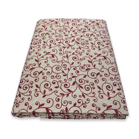 FUNDA DE TOALLA GRAN BUFANDA COLCHA FUNDA DE SOFÁ TELA DORY ROJO ARABESQUE