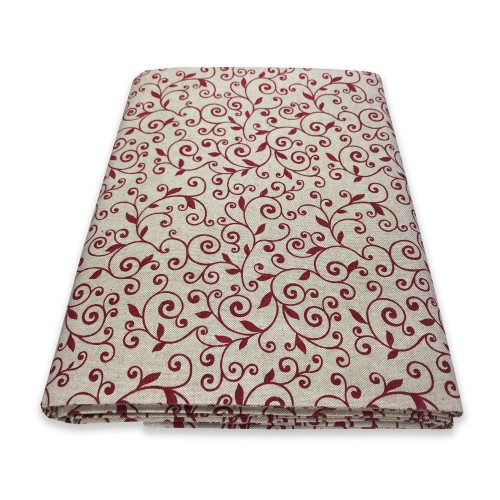 HANDTUCH EINRICHTUNGSBEZUG GRAN SCHAL TAGESDECKE SOFABEZUG STOFF DORY RED ARABESQUE