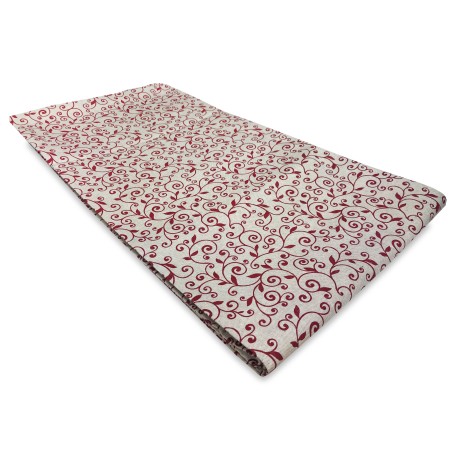 FUNDA DE TOALLA GRAN BUFANDA COLCHA FUNDA DE SOFÁ TELA DORY ROJO ARABESQUE