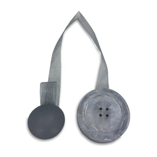 MAGNET WOODEN CURTAIN STOPPER MAGNETS FOR CURTAINS TIE UP BUTTON GREY