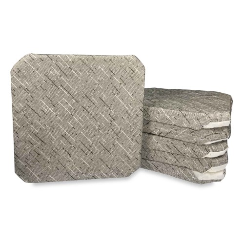 FUNDA DE SILLA CON ALAS DE COLOR LISO EN TELA CHENILLA MARRÓN