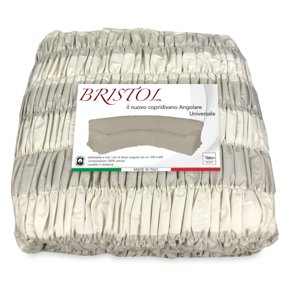 COPRIDIVANO ANGOLARE UNIVERSALE BRISTOL RIGONE BEIGE COPRIDIVANO ANGOLARE UNIVERSALE BRISTOL RIGONE BEIGE
