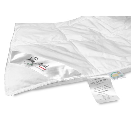 TEX TIROL © STELLA ALPINA LIGHT 100% GOOSE DAUNENJACKE LIGHTWEIGHT SUMMER DOUBLE