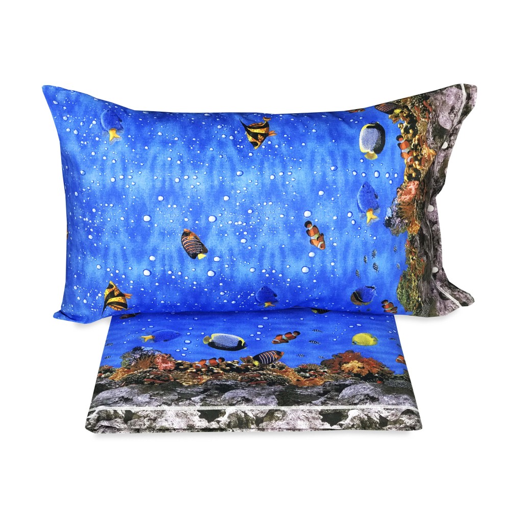 PLEIN DRAP de lit, DRAPS de la NATURE, la MER, les RÉCIFS coralliens taie d'oreiller Décor PLEIN DRAP de lit, DRAPS de la NATURE, la MER, les RÉCIFS coralliens taie d'oreiller Décor