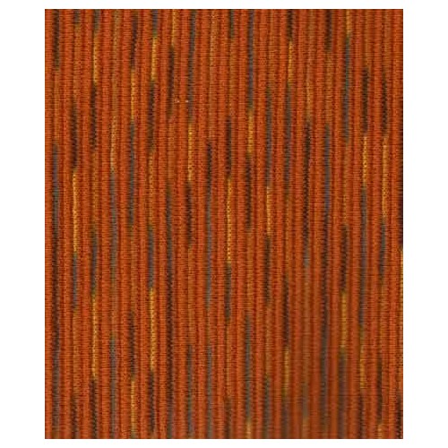 Copriseduta Divano New York Fashion Arancio - Tessuto Elasticizzato a Costine Antipilling - Made in Italy