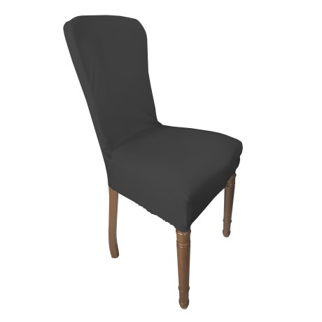 Dark grey elessicized chair cover