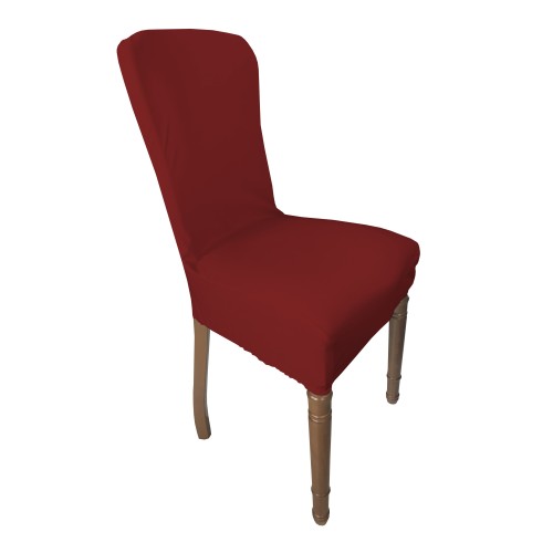 COPPIA coprisedia ELASTICIZZATO ROMA antimacchia in TINTA UNITA ROSSO BORDEAUX