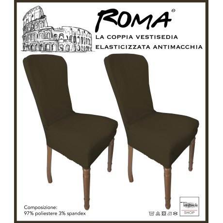 brown one-piece chair cover