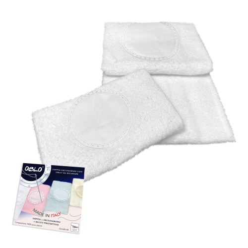 LOT DE 1 SERVIETTE DE TOILETTE + 1 SERVIETTE INVITÉ EN ÉPONGE ET OVALE EN TOILE AÏDA à broder AU POINT DE CROIX avec FILET À LIN