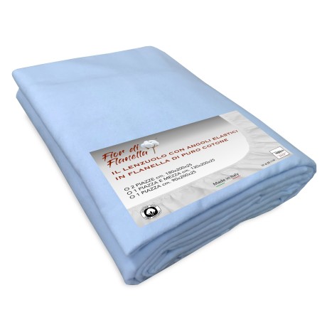 FLANNEL FITTED SHEET LIGHT...