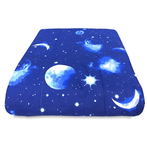 COUVRE-LIT MATELASSÉ MOON LUNA STARRY SKY fabriqué en Italie