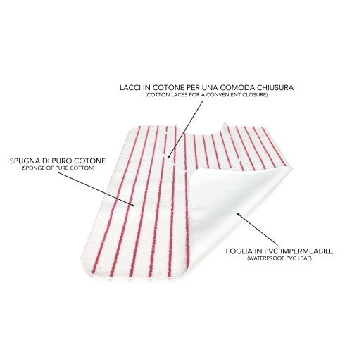 Lot de 3 bavoirs imperméables pour adulte LOUIS © avec lacets anti-taches taille SMALL complet avec sac de lavage