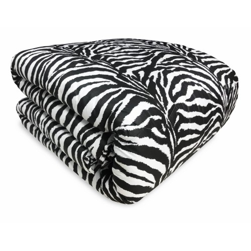 KOT ZEBRA QUILT © noir et blanc DIS. Doudoune ZEBRA MADE IN ITALY PUR COTON